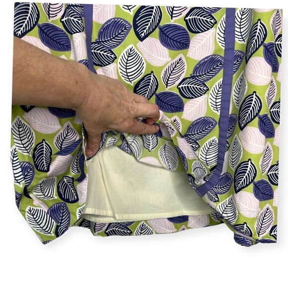 Boden Womens 8 Leaf Print A Line Skirt - Picture 5 of 10